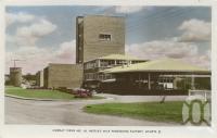 <span class="caption-caption">Nestle's milk processing factory Gympie</span>, 1960. <br />Postcard by <span class="caption-publisher">Murray Views Pty Ltd</span>, collection of <span class="caption-contributor">Centre for the Government of Queensland</span>.