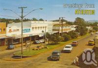 <span class="caption-caption">Greeting from Atherton</span>, c1972. <br />Postcard by <span class="caption-publisher">Sydney G Hughes Pty Ltd</span>, collection of <span class="caption-contributor">Centre for the Government of Queensland</span>.