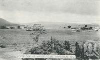 <span class="caption-caption">Overlooking maize fields, Atherton</span>, c1945. <br />Postcard folder by <span class="caption-publisher">Murray Views Pty Ltd</span>, collection of <span class="caption-contributor">Centre for the Government of Queensland</span>.