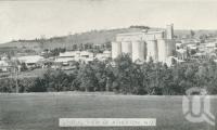 <span class="caption-caption">General view of Atherton</span>, c1945. <br />Postcard folder by <span class="caption-publisher">Murray Views Pty Ltd</span>, collection of <span class="caption-contributor">Centre for the Government of Queensland</span>.