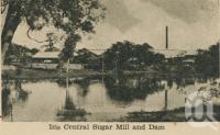 <span class="caption-caption">Isis Central Sugar Mill and dam</span>, c1945. <br />Postcard, collection of <span class="caption-contributor">Centre for the Government of Queensland</span>.
