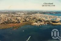 <span class="caption-caption">Cleveland</span>, 1999. <br />Postcard by <span class="caption-publisher">South Pacific</span>, collection of <span class="caption-contributor">Centre for the Government of Queensland</span>.