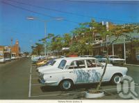 <span class="caption-caption">Railway station, Gatton</span>, c1980. <br />Postcard folder by <span class="caption-publisher">Murray Views Pty Ltd</span>, collection of <span class="caption-contributor">Centre for the Government of Queensland</span>.