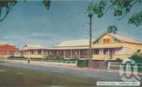 <span class="caption-caption">Trav-o-tel, Hervey Bay</span>, 1963. <br />Postcard folder by <span class="caption-publisher">Viewpoint Productions</span>, collection of <span class="caption-contributor">Centre for the Government of Queensland</span>.