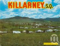 <span class="caption-caption">Overlooking Killarney</span>, 1984. <br />Postcard folder by <span class="caption-publisher">Murray Views Pty Ltd</span>, collection of <span class="caption-contributor">Centre for the Government of Queensland</span>.