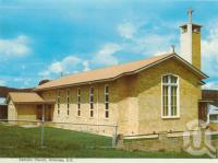 <span class="caption-caption">Catholic Church, Killarney</span>, 1984. <br />Postcard folder by <span class="caption-publisher">Murray Views Pty Ltd</span>, collection of <span class="caption-contributor">Centre for the Government of Queensland</span>.