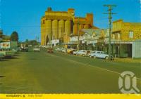 <span class="caption-caption">Haly Street, Kingaroy</span>, c1983. <br />Postcard by <span class="caption-publisher">Samuel Lee & Co Pty Ltd</span>, collection of <span class="caption-contributor">Centre for the Government of Queensland</span>.