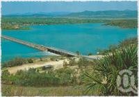 <span class="caption-caption">The Causeway and Lake on the scenic Capricorn Coast drive, Yeppoon-Emu Park</span>, c1970-2000. <br />Postcard, collection of <span class="caption-contributor">Murray Views Collection</span>.