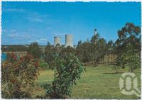 <span class="caption-caption">Picnic Area and Lookout with view of Tarong Power Station under construction, Yarraman</span>, c1970-2000. <br />Postcard, collection of <span class="caption-contributor">Murray Views Collection</span>.