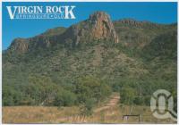<span class="caption-caption">Virgin Rock is situated 4km north of the town overlooking Lions Park, Springsure</span>, c1970-2000. <br />Postcard, collection of <span class="caption-contributor">Murray Views Collection</span>.