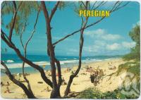 <span class="caption-caption">The beach, looking south, Peregian Beach</span>, c1970-2000. <br />Postcard, collection of <span class="caption-contributor">Murray Views Collection</span>.