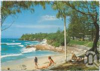 <span class="caption-caption">Looking south toward Point Arkwright and Wilkinson Park, Coolum Beach</span>, c1970-2000. <br />Postcard, collection of <span class="caption-contributor">Murray Views Collection</span>.