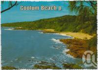<span class="caption-caption">Looking south to the Three Bays from the scenic coastal highway, Coolum Beach</span>, c1970-2000. <br />Postcard, collection of <span class="caption-contributor">Murray Views Collection</span>.