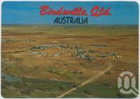 <span class="caption-caption">Aerial view featuring the Diamantina River, Birdsville</span>, c1970-2000. <br />Postcard, collection of <span class="caption-contributor">Murray Views Collection</span>.
