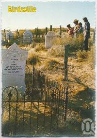 <span class="caption-caption">The Cemetery, Birdsville</span>, c1970-2000. <br />Postcard, collection of <span class="caption-contributor">Murray Views Collection</span>.