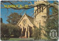 <span class="caption-caption">St Mark's Anglican Church, the foundation stone of this lovely old church was laid on 19th March 1868, Warwick</span>, c1970-2000. <br />Postcard, collection of <span class="caption-contributor">Murray Views Collection</span>.
