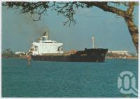 <span class="caption-caption">Ore Carrier, Weipa</span>, c1970-2000. <br />Postcard, collection of <span class="caption-contributor">Murray Views Collection</span>.