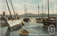 <span class="caption-caption">Beche-de-mer Luggers, Cooktown</span>, c1910. <br />Postcard, collection of <span class="caption-contributor">Fryer Library, UQ</span>.