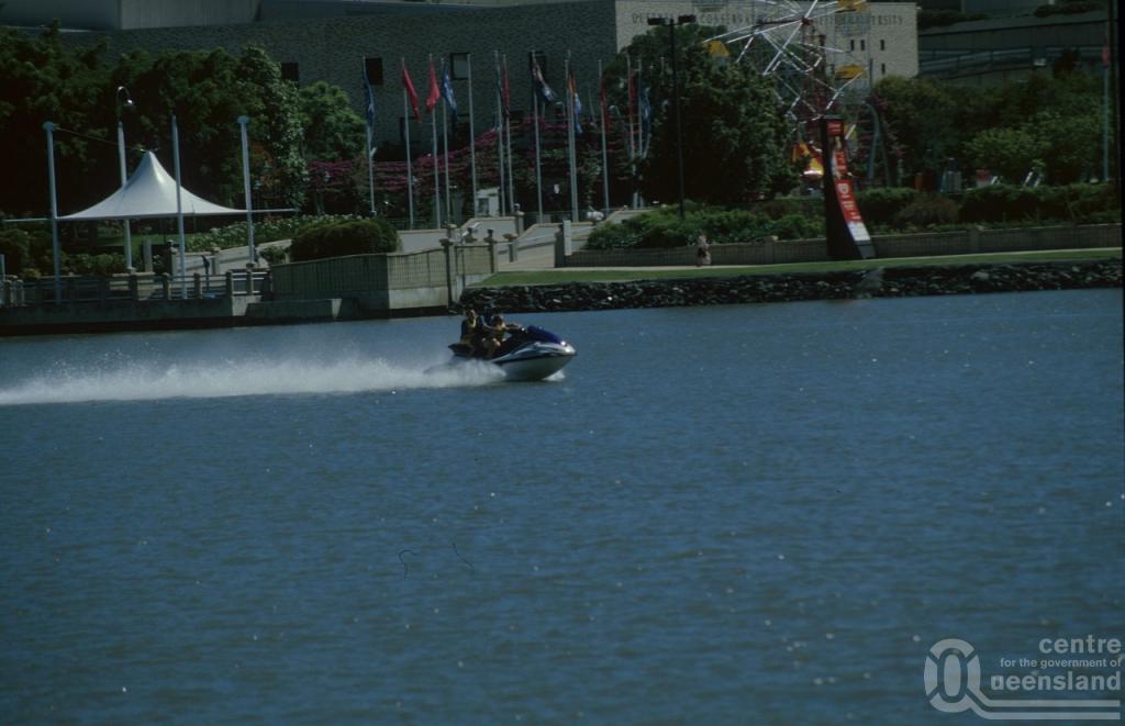 Jet ski, Brisbane River, Southbank Queensland Places